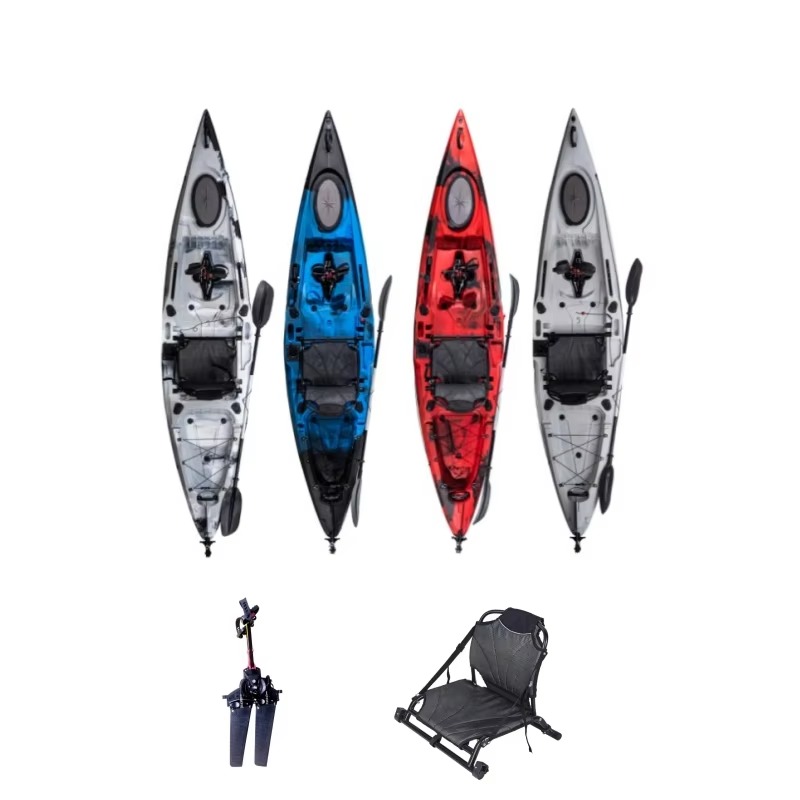 Kayak de pesca estable de 12 p - Fishing Kayak Pedal Drive reseña y precio