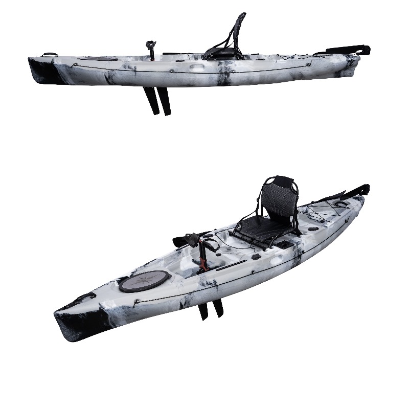 Kayak de pesca estable de 12 p - Fishing Kayak Pedal Drive reseña y precio
